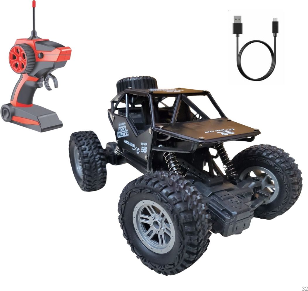 Remote Controlled Rock Crawler RC Monster Truck- 4 Wheel Drive 08-image-44