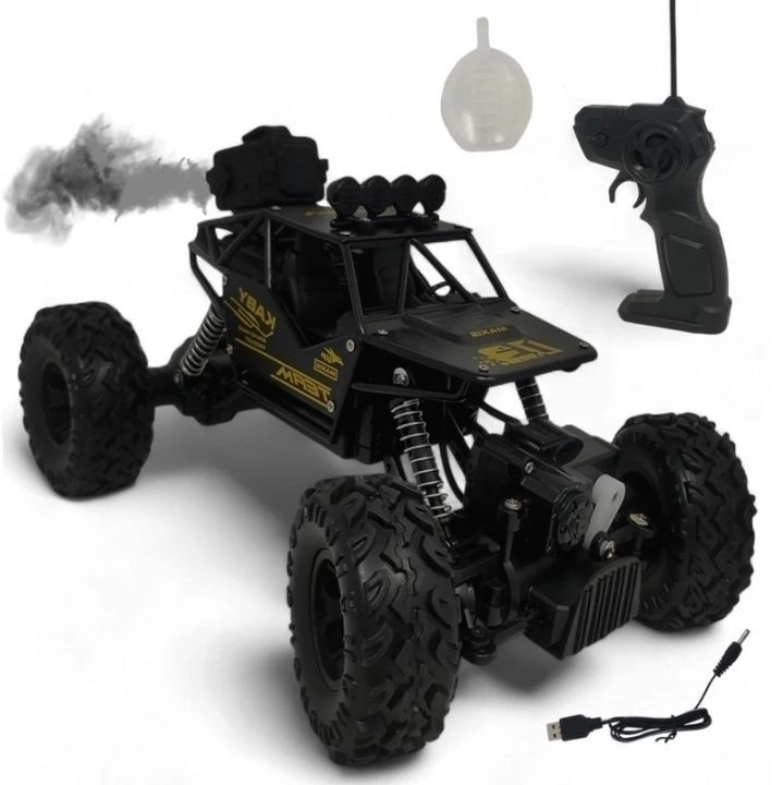 fanseekart Remote Control Rock Car for Kids with Mist Smoke Effect Monster Truck big size-picture-31