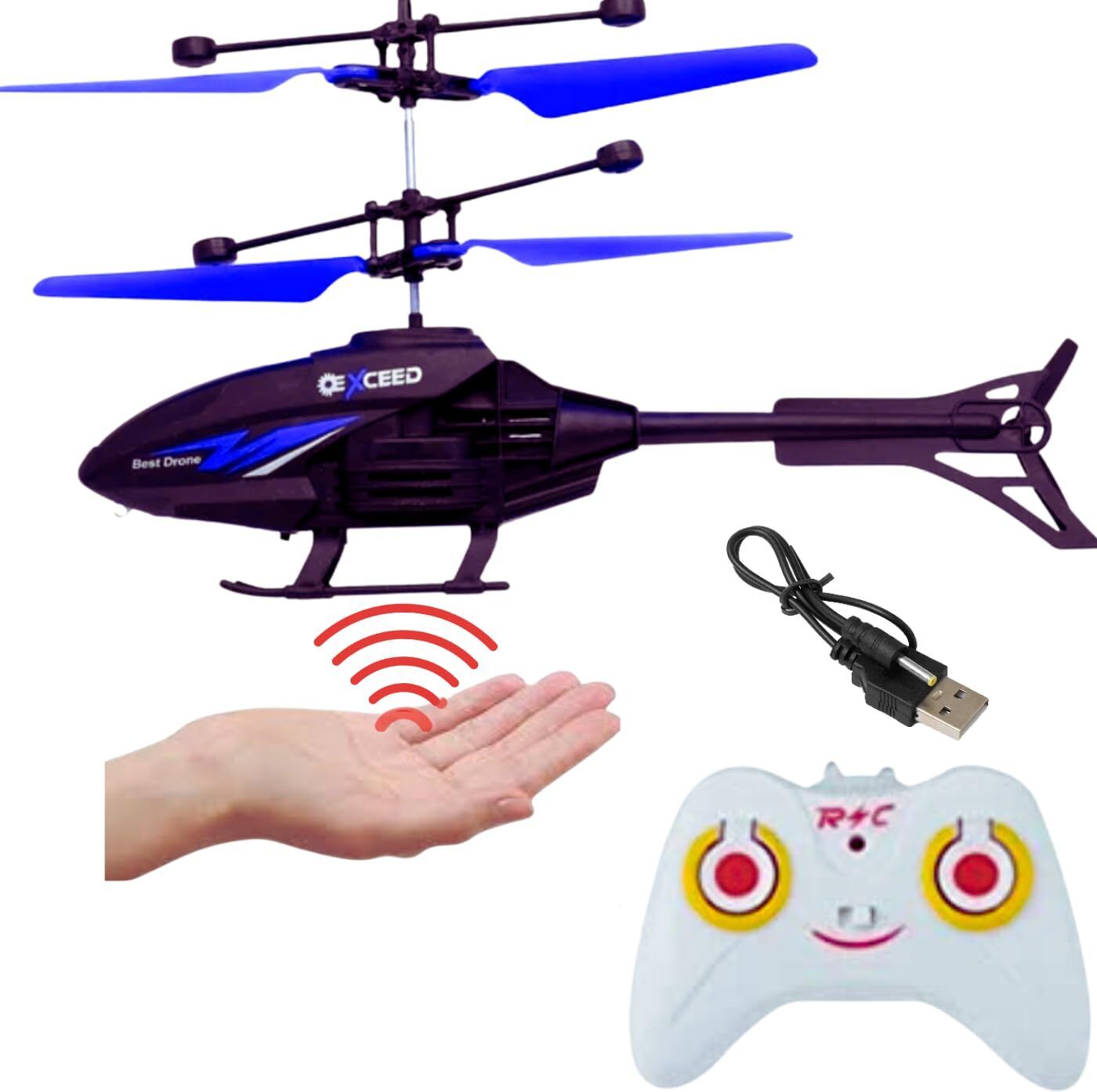 Flying Helicopter with Remote Control Remote Helicopter Toy for Kids-image-47