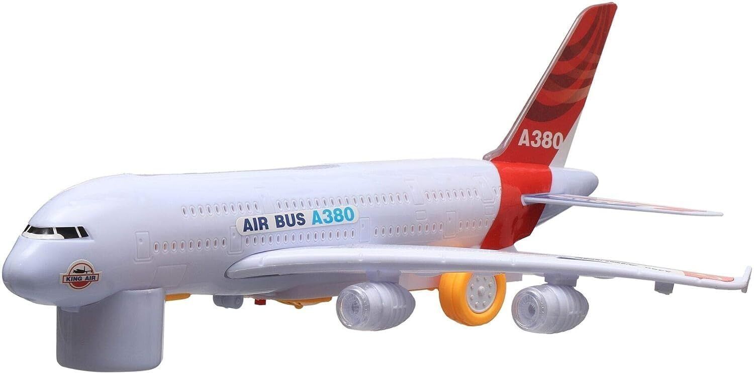 kmc kidoz Flashing Lights and Realistic Jet Engine Sounds Unbreakable Big Size Airbus-picture-22