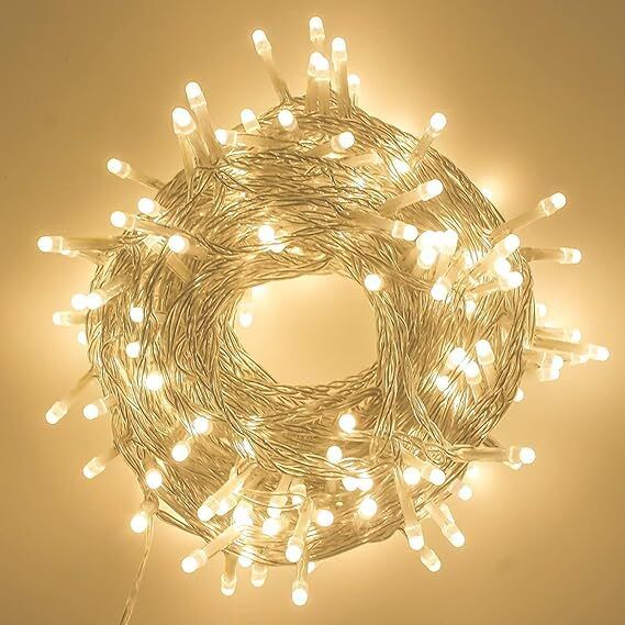 biway 64 LEDs 20 m Transparent Steady Ball Rice Lights-picture-32