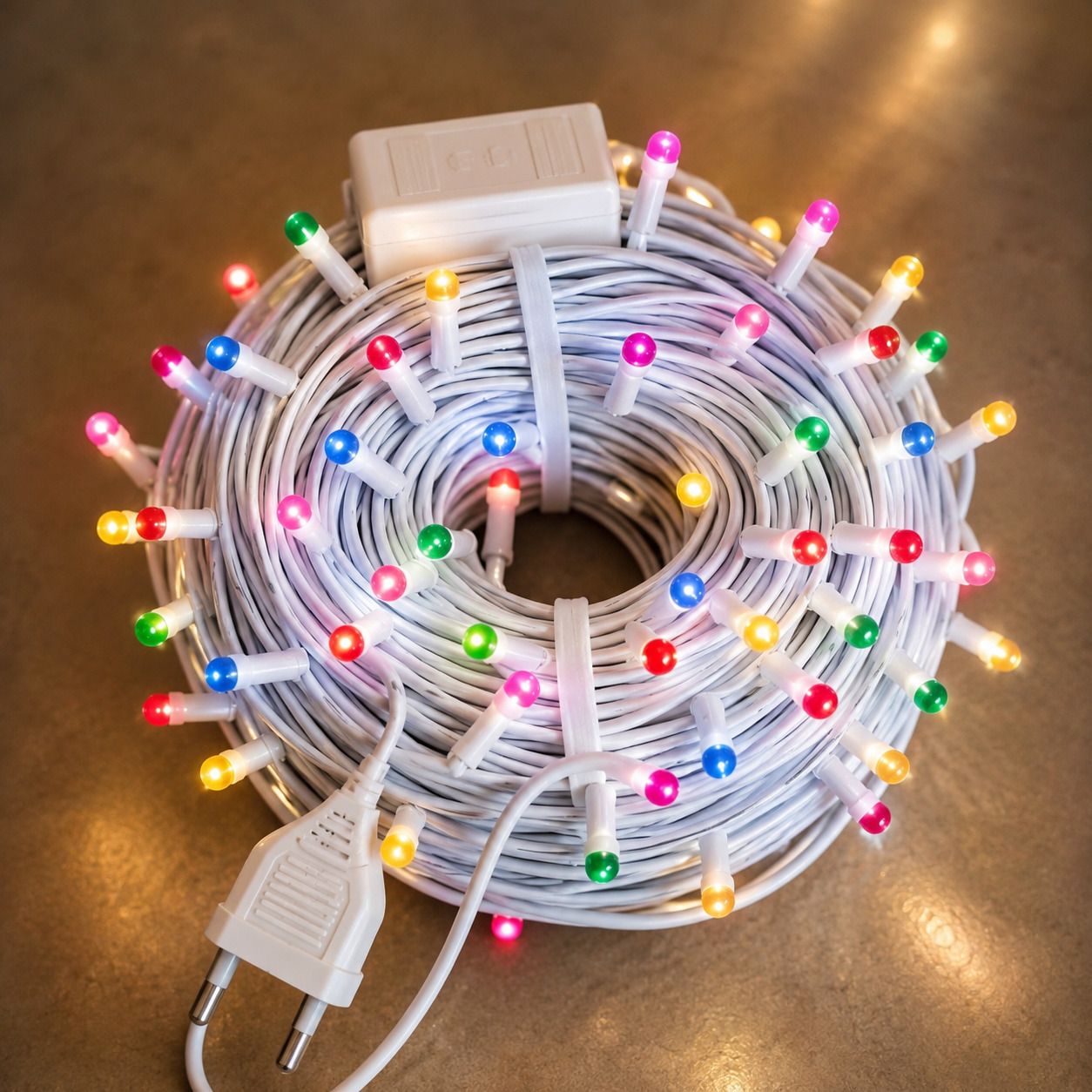 60 LEDs 11.25 m Multicolor Color Changing, Flickering, Steady String Rice Lights-image-18