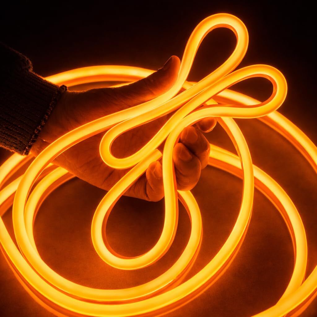 kavyashine 600 LEDs 5 m Orange Steady Strip Rice Lights-picture-16