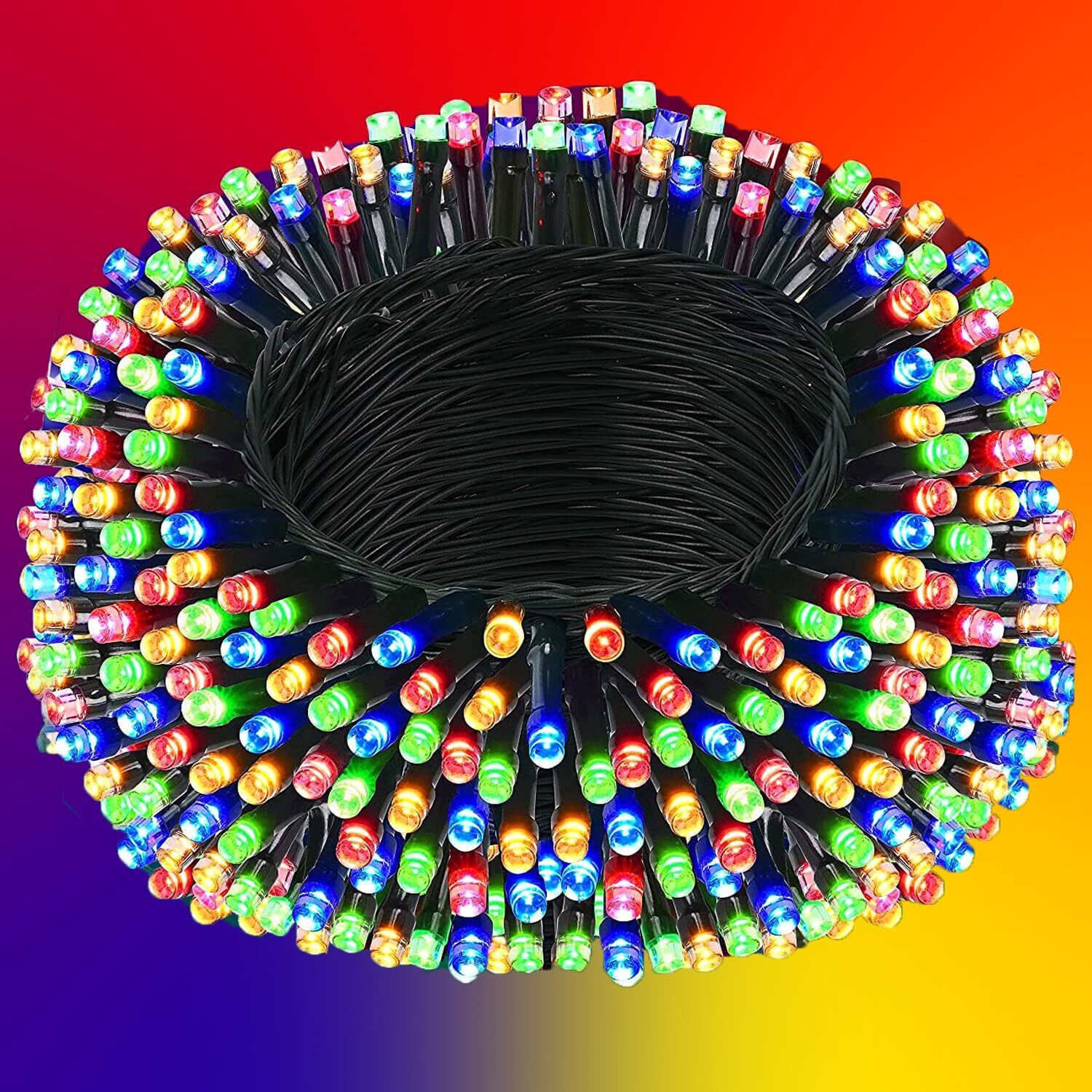 100 LEDs 30 m Multicolor Flickering, Color Changing, Steady String Rice Lights-image-31
