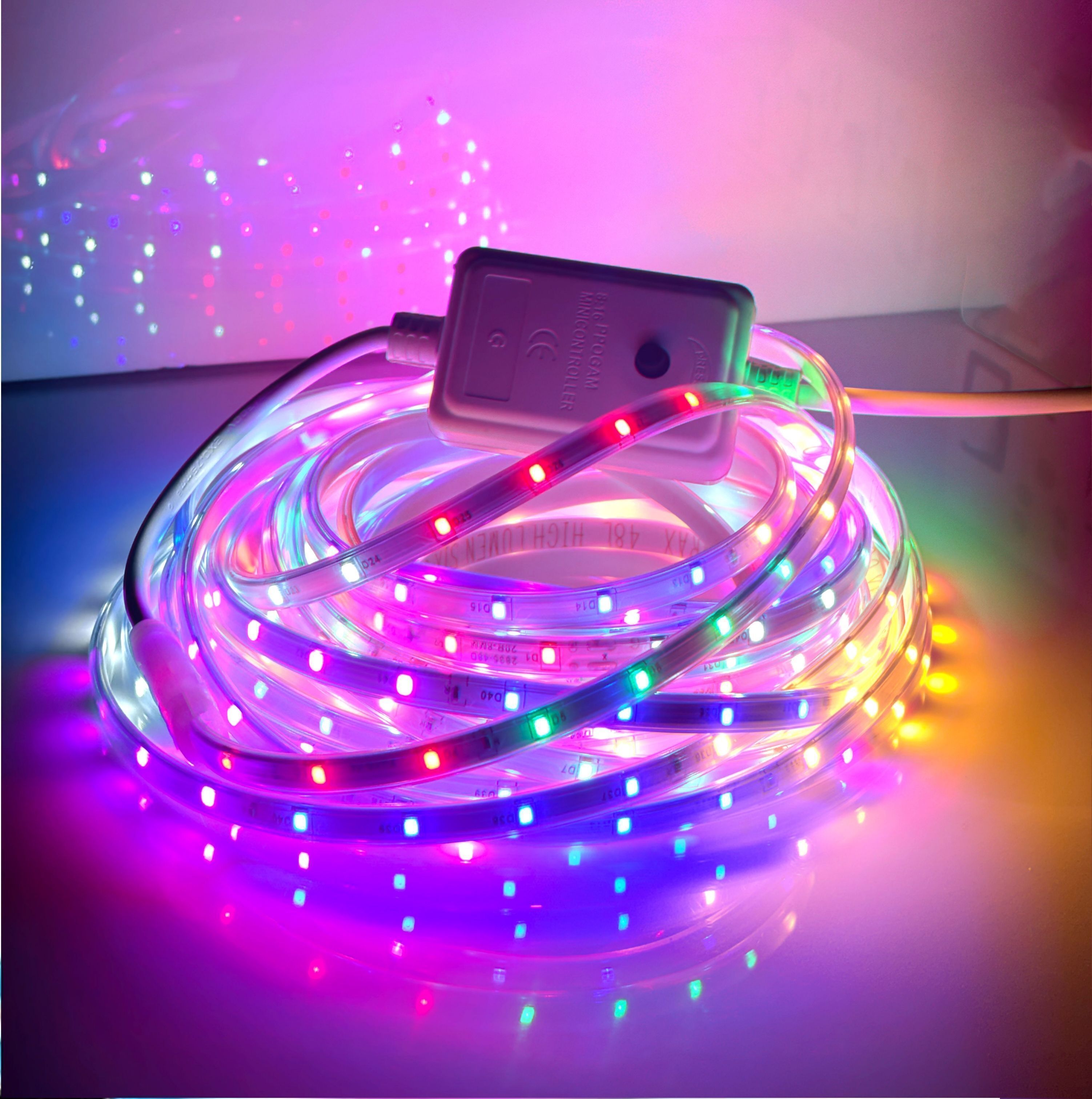 1200 LEDs 10 m Multicolor Steady Strip Rice Lights-image-34