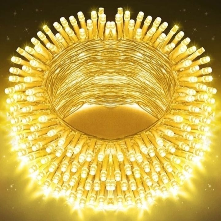 herikon 40 LEDs 11.5 m Yellow Steady Ball Rice Lights-picture-39