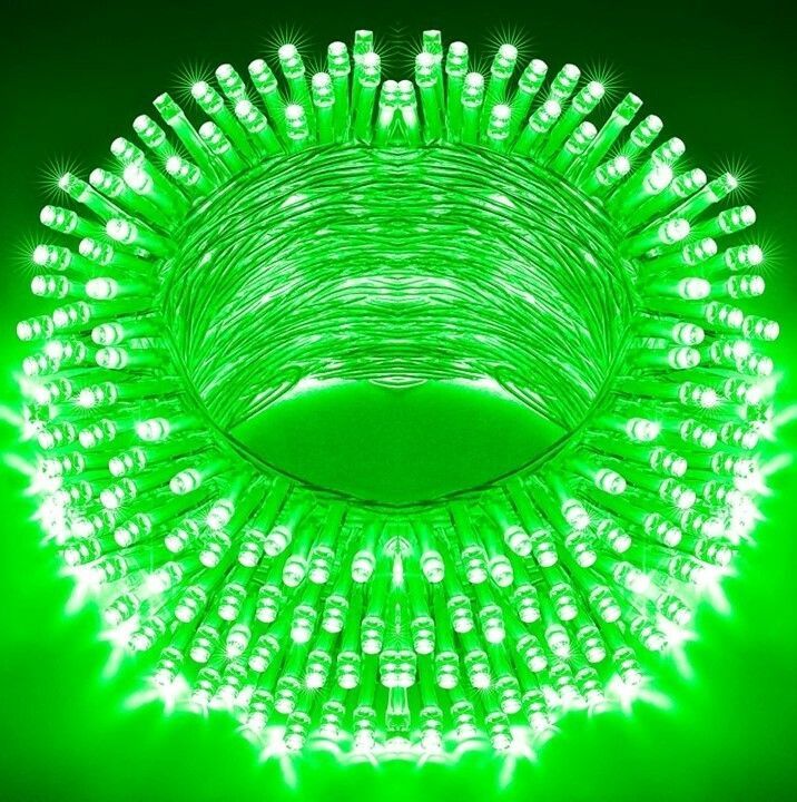 40 LEDs 11 m Green Steady String Rice Lights-image-2