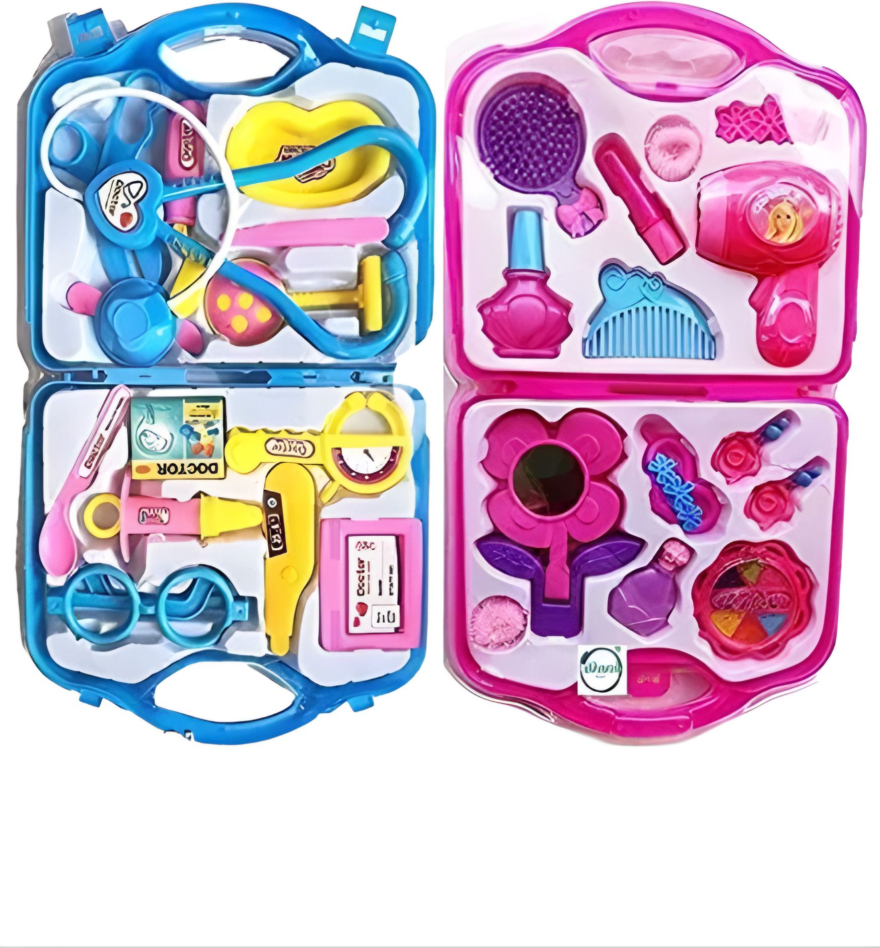 combo of doctor set and beauty set toy for kids Bd21-image-43
