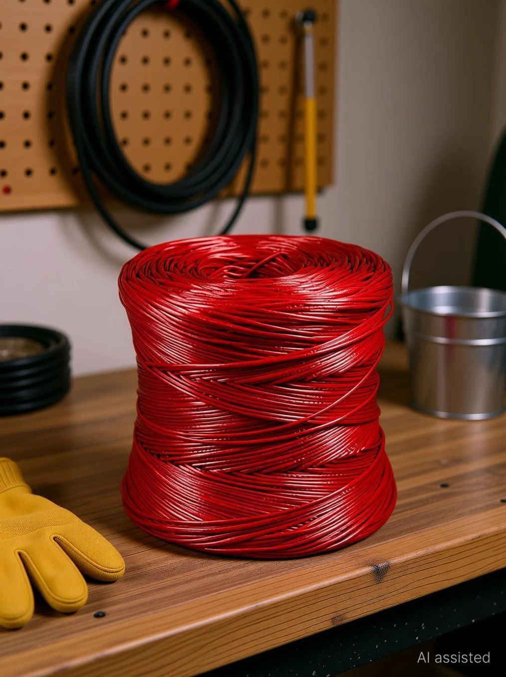 Durable Plastic Binding Rope for Household Use Multicolor-image-1