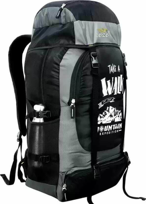 Travel bag trekking bag mountaineering bag Rucksack - 65 (Black, Red) Rucksack - 65 L-image-49