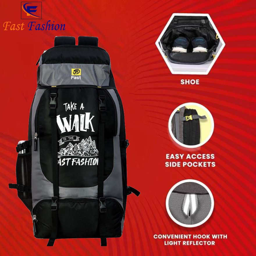 toteza collection 65 L Stylish 4 Zipper Compartment for Eventually Use Splash and Dust Proof (red) Rucksack - 70 L-picture-21