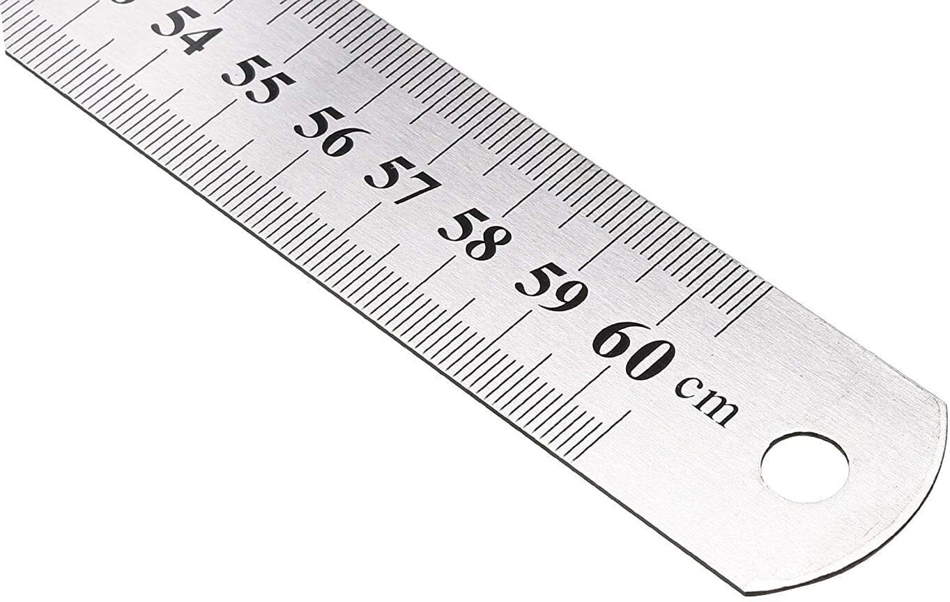 Stainless Steel Ruler Scale Long double Side Measuring Tool 24 inch 60 cm Ruler-image-21