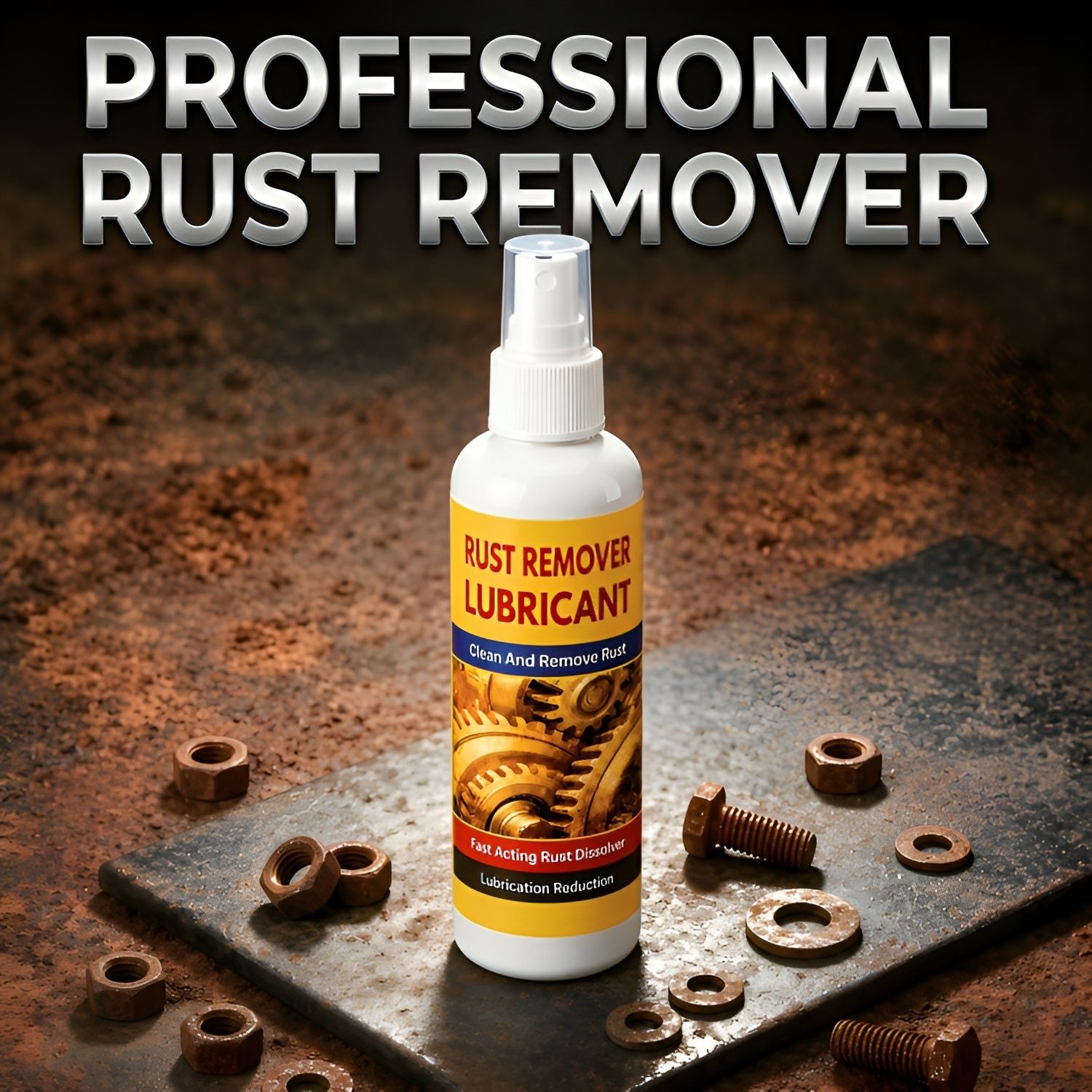 a d solanki Quick Action Rust Remover Spray with Long Lasting Lubrication Formula Rust Removal Solution with Trigger Spray-picture-17