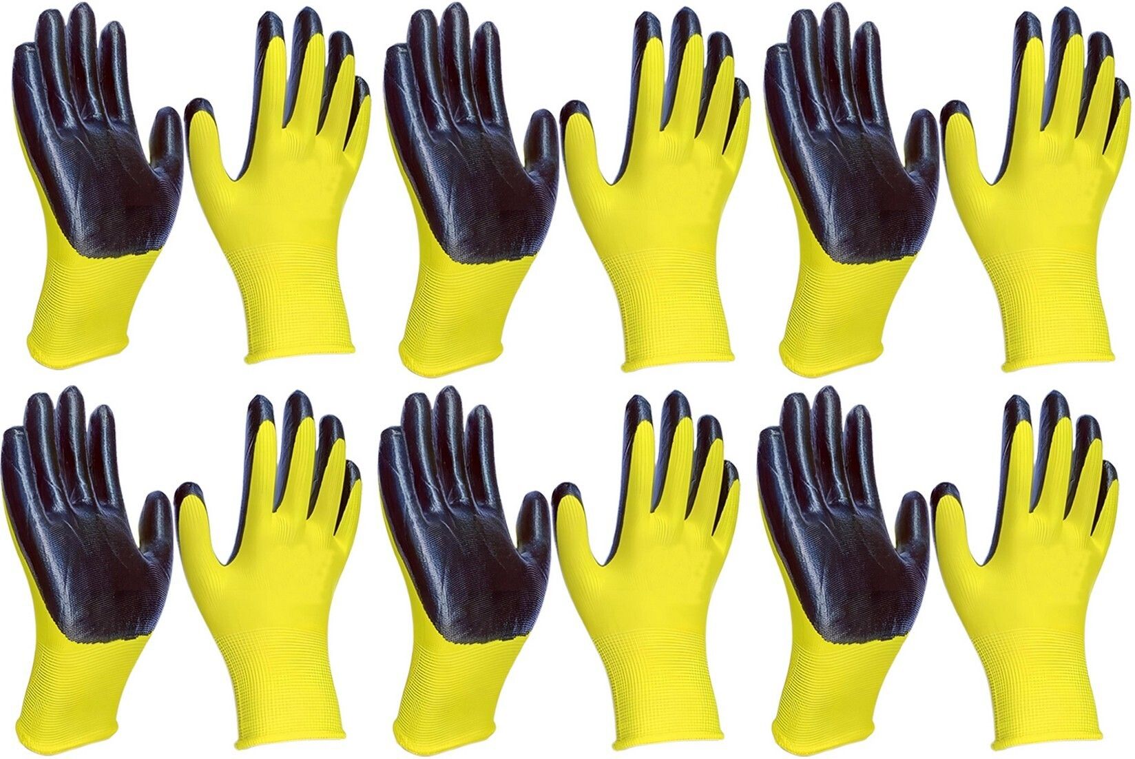 Safety Hand Work Glove PU Coated Seamless Knit Glove with Smooth Grip on Palm K7 Climbing Gloves