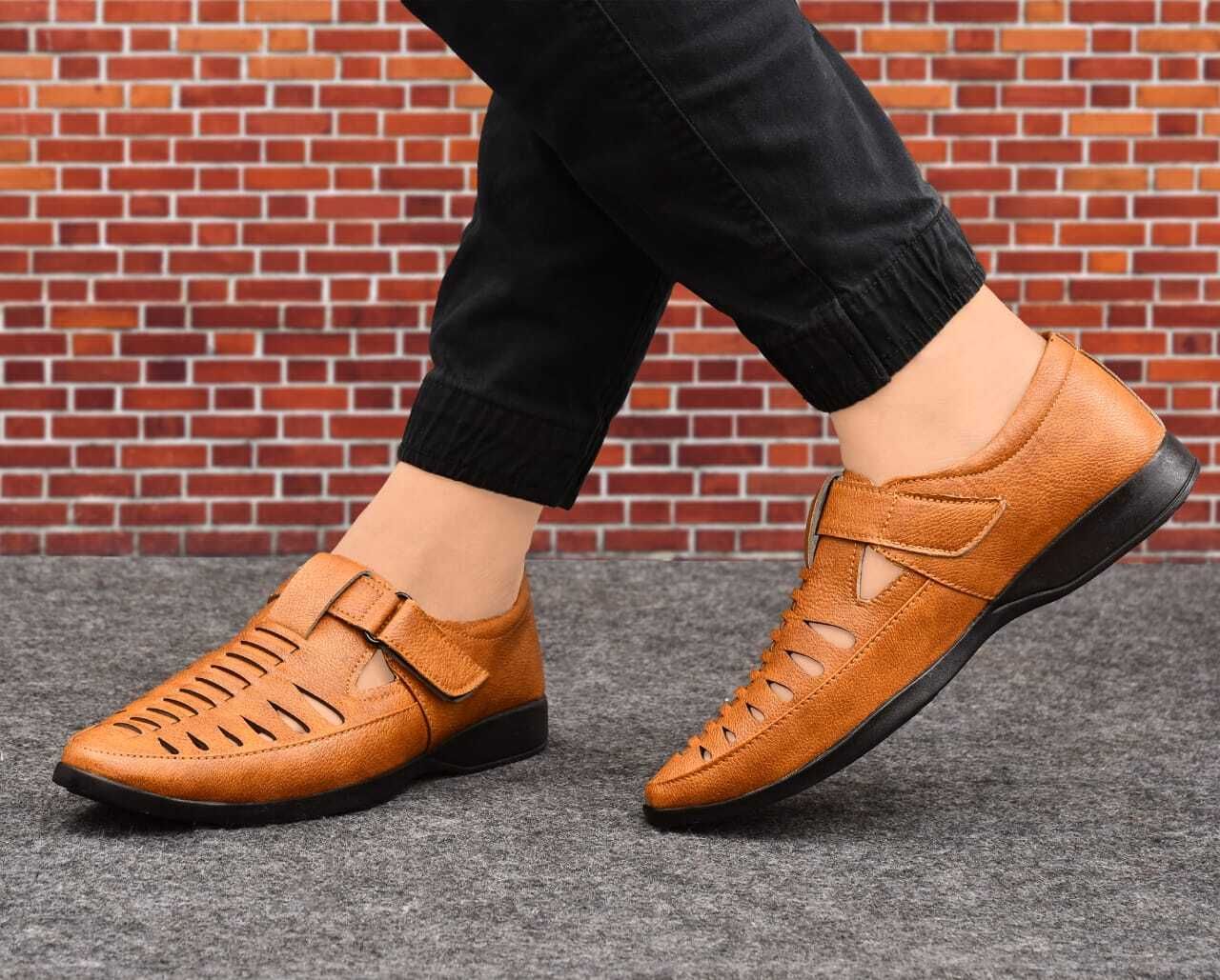 vinet Outdoor formal Casual Ethnic Loafers Party wear Sandal Shoe Loafers For Men-picture-16