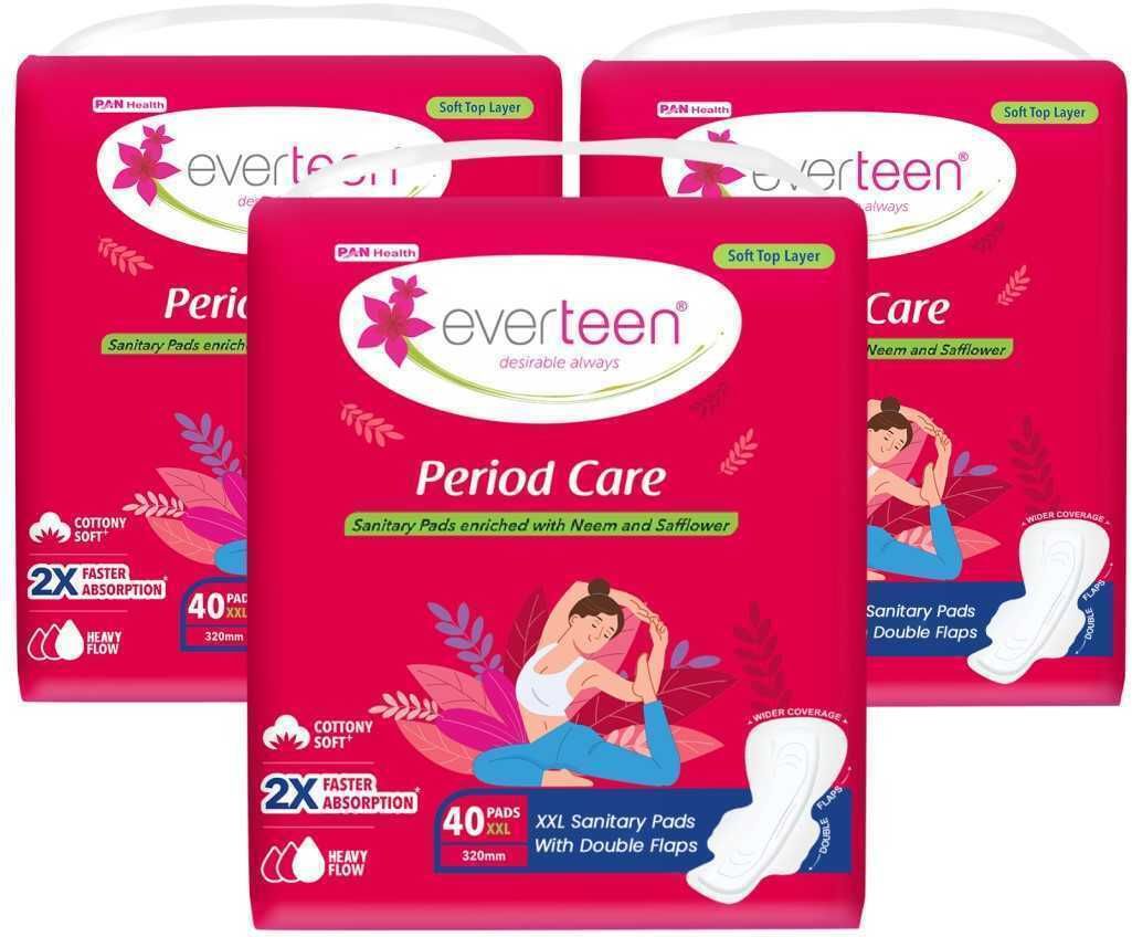 Period Care XXL Soft with Neem-Safflower - (40 Pads Each) Sanitary Pad-image-7