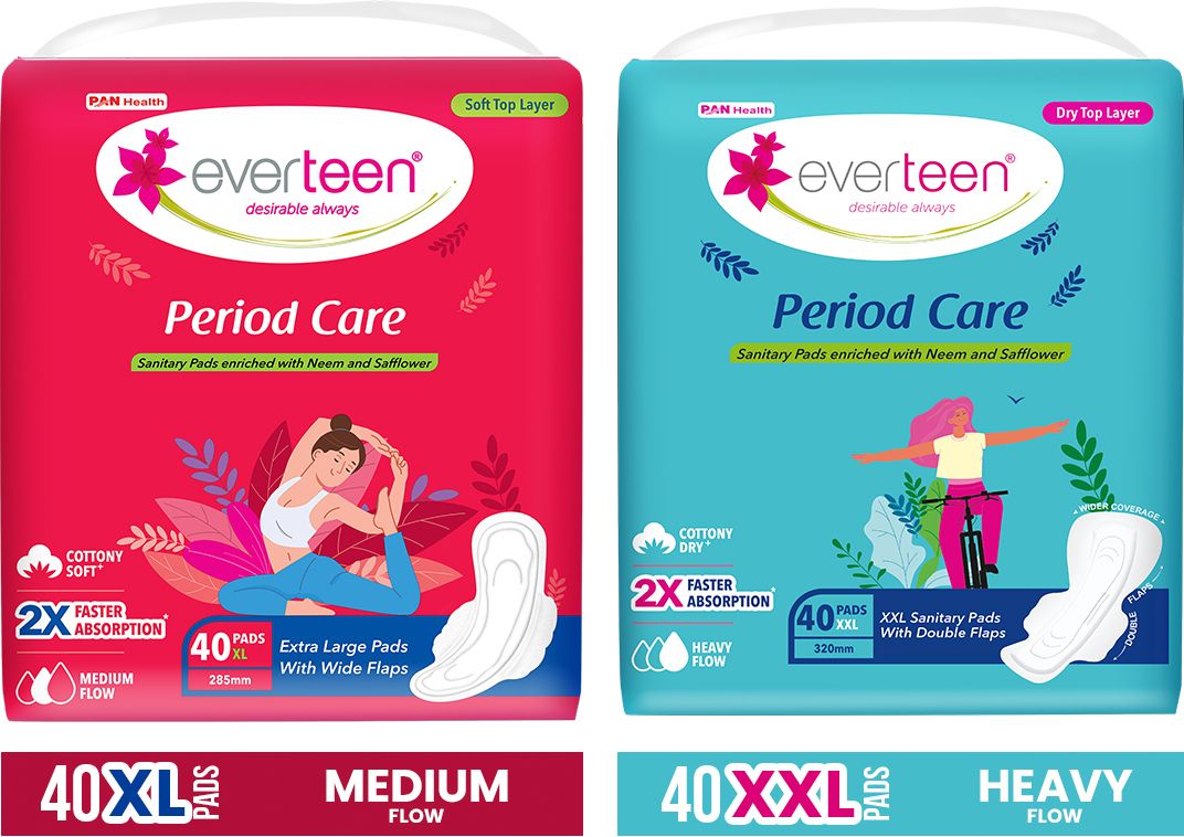 everteen 40 XL Soft Sanitary Pads and 40 XXL Dry Sanitary Pad-picture-14