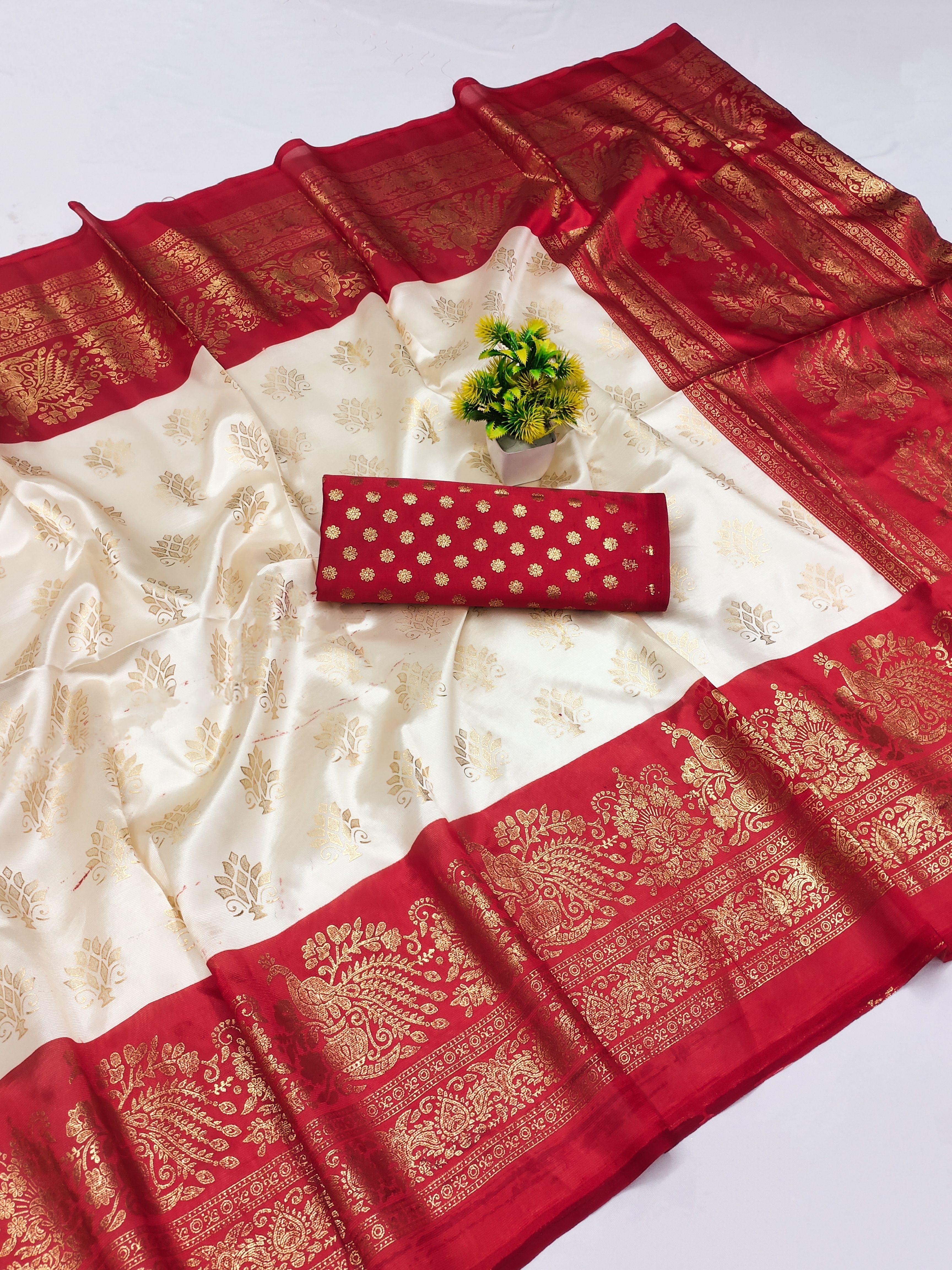 kanooda prints Printed, Woven Mysore Art Silk Saree-picture-19