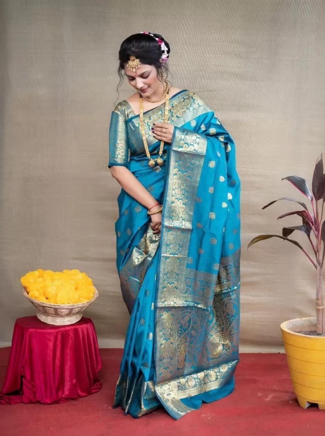 sareechic Woven Kanjivaram Pure Silk Saree-picture-22