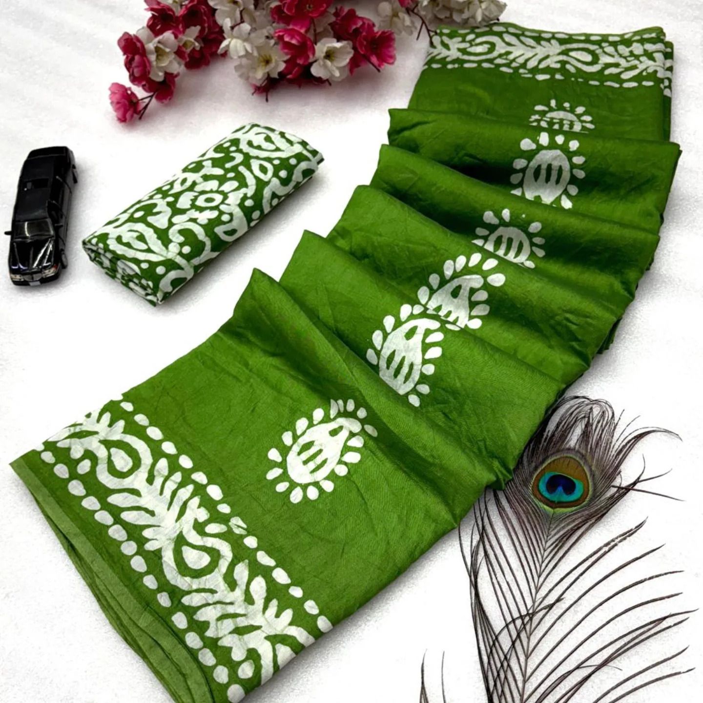 kiaan fashion Printed Daily Wear Pure Cotton Saree-picture-20