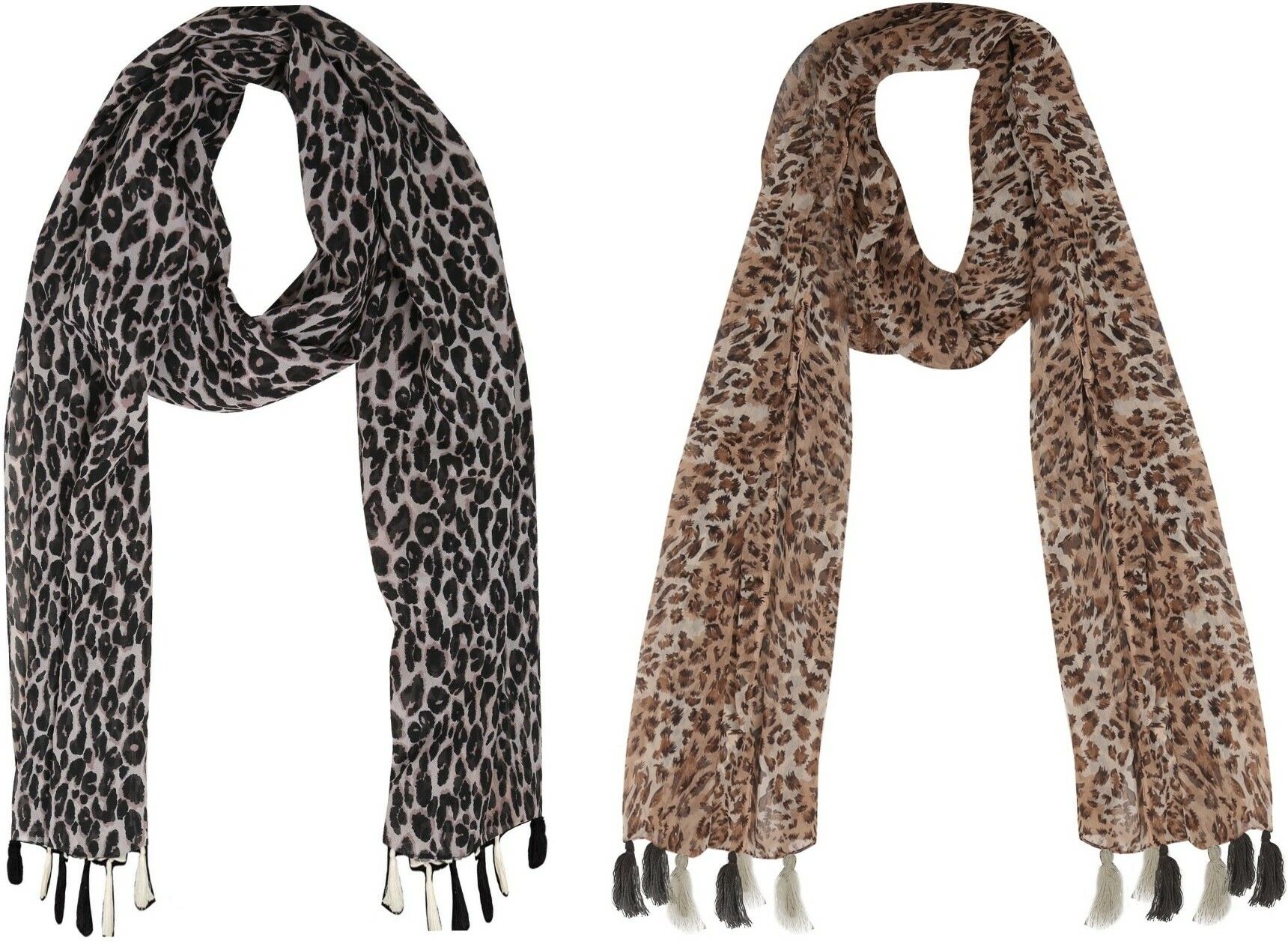xmsfashion Printed Chiffon Women Multicolor Scarf, Stole, Fancy Scarf-picture-25