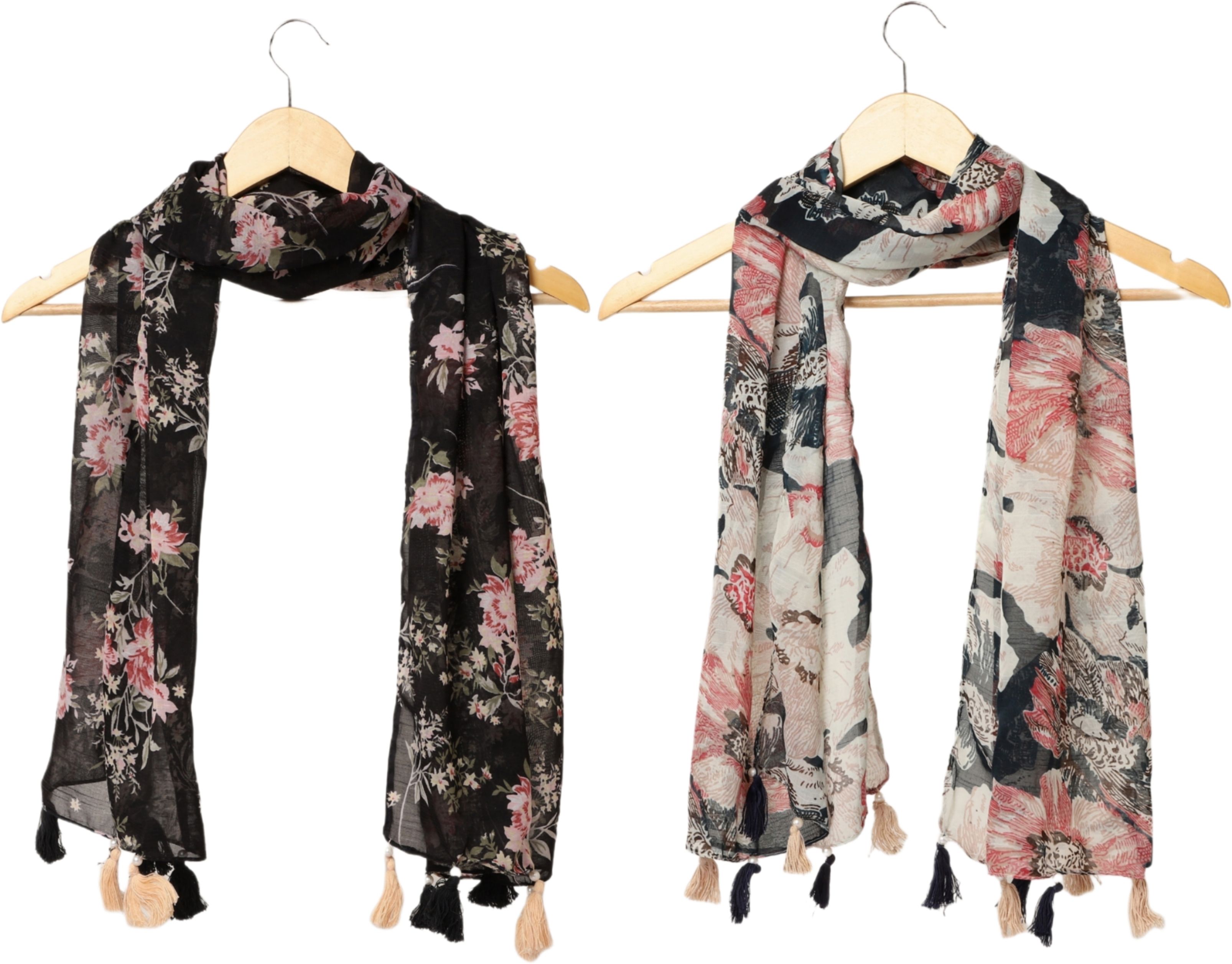 riddle needle Printed Chiffon Women Multicolor Scarf, Stole, Fancy Scarf-picture-16
