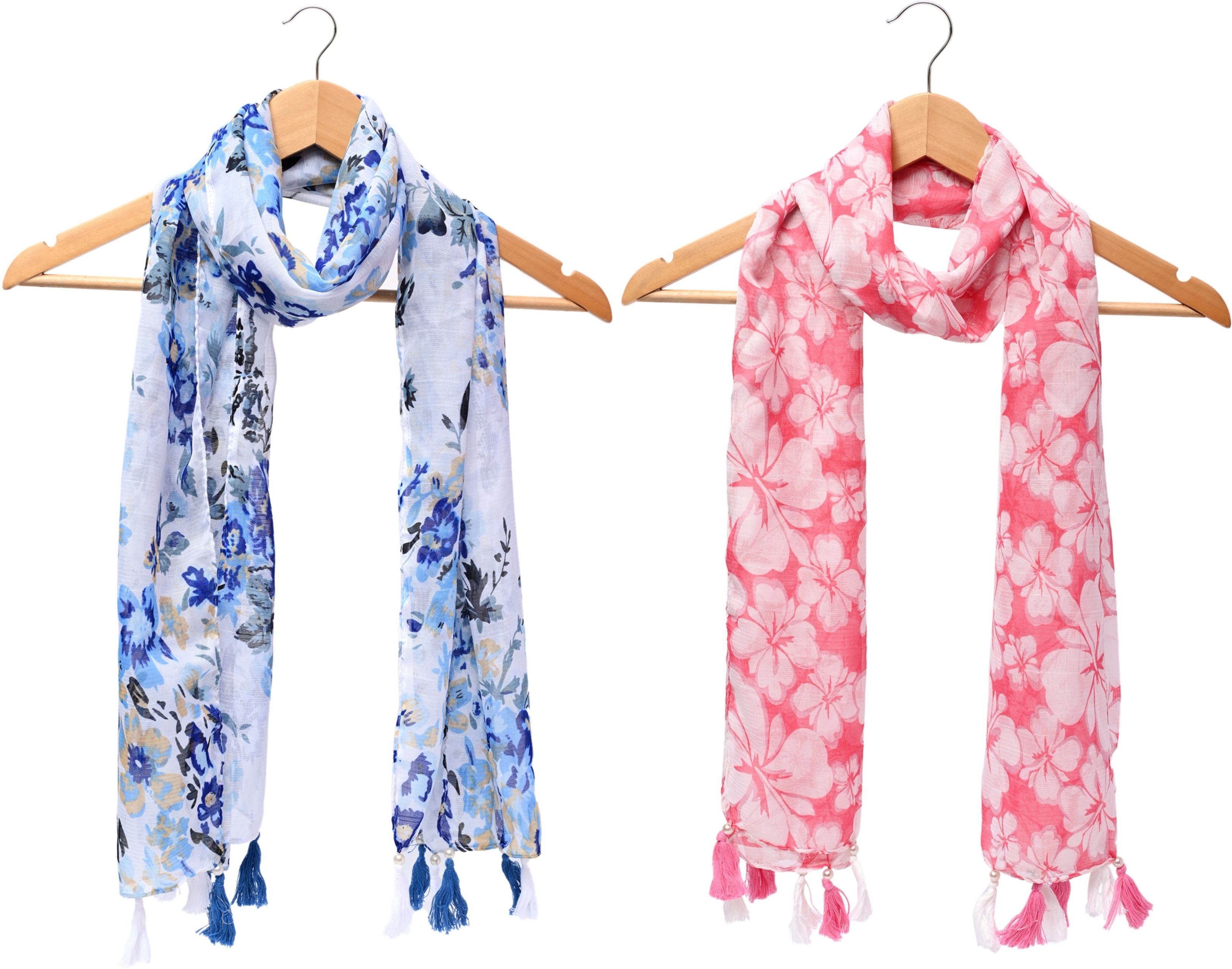 Printed Chiffon Women Multicolor Scarf, Stole, Fancy Scarf
