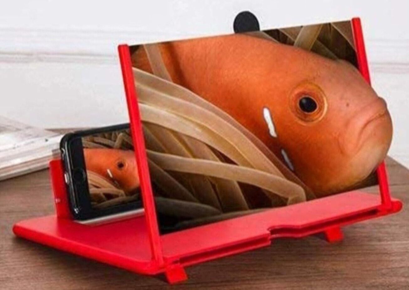 Gribbtor 9 inch most selling 3 times 3D magnifier fresnel mirror HD Screen Expander Phone-image-36