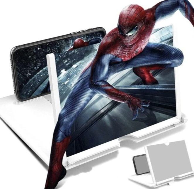 Gribbtor 9 inch most selling 3 times 3D magnifier fresnel mirror HD Screen Expander Phone-image-19