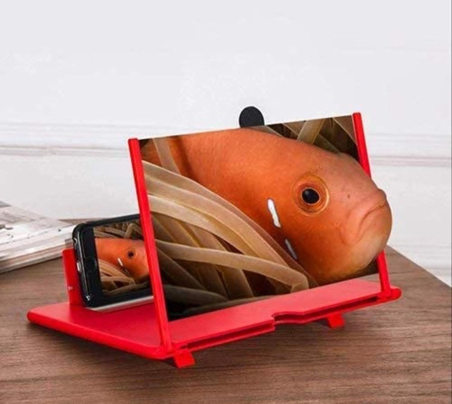 Gribbtor 12 inch most selling 3 times 3D magnifier fresnel mirror HD Screen Expander Phone