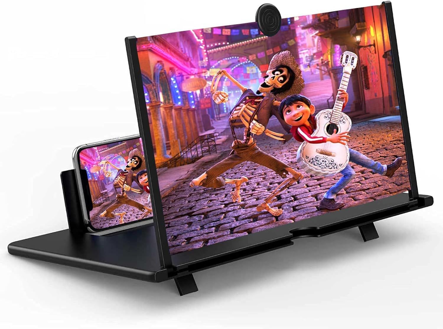 Gribbtor 12 inch most selling 3 times 3D magnifier fresnel mirror HD Screen Expander Phone