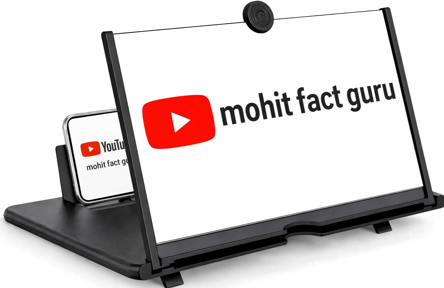 Gribbtor 12 inch most selling 3 times 3D magnifier fresnel mirror HD Screen Expander Phone