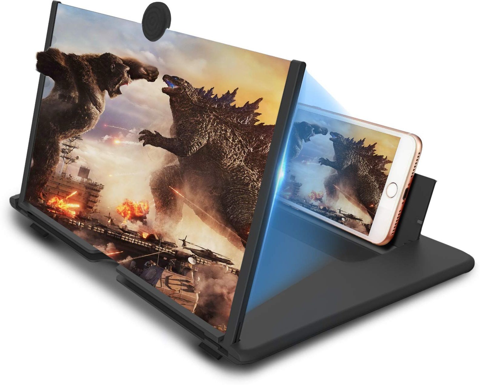 Gribbtor 12 inch most selling 3 times 3D magnifier fresnel mirror HD Screen Expander Phone