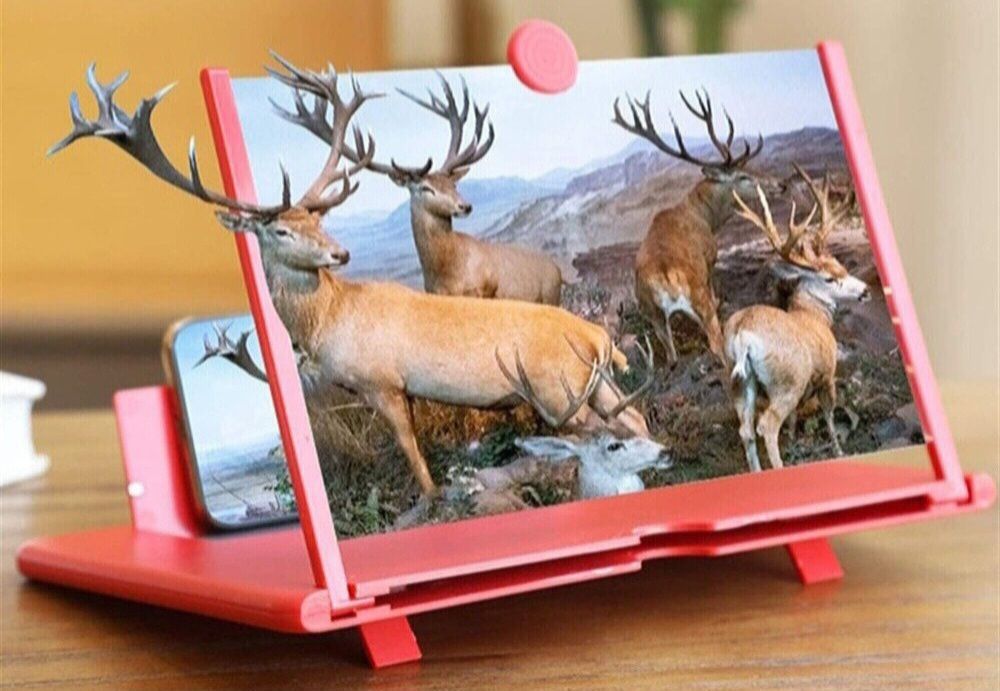 Gribbtor 9 inch most selling 3 times 3D magnifier fresnel mirror HD Screen Expander Phone-image-48