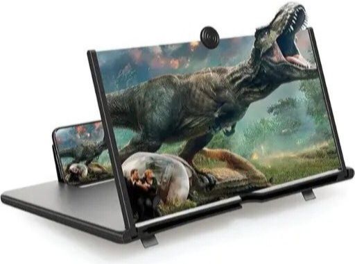 Gribbtor 9 inch most selling 3 times 3D magnifier fresnel mirror HD Screen Expander Phone-image-29