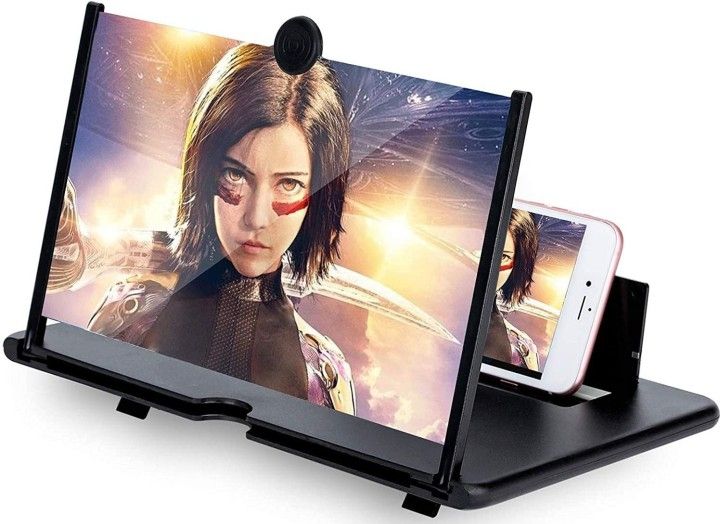 Gribbtor 12 inch 3 times 3D magnifier fresnel mirror HD Screen Expander Phone