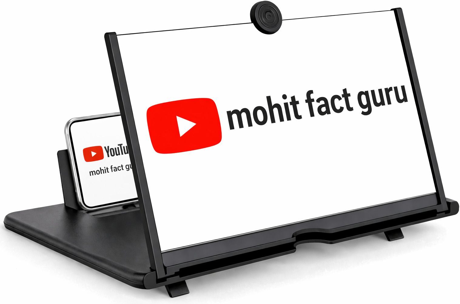 Gribbtor 10 inch most selling 3 times 3D magnifier fresnel mirror HD Screen Expander Phone