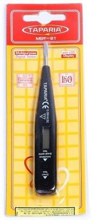 taparia MDT81 DIGITAL LINE TESTER Standard Screwdriver-picture-4