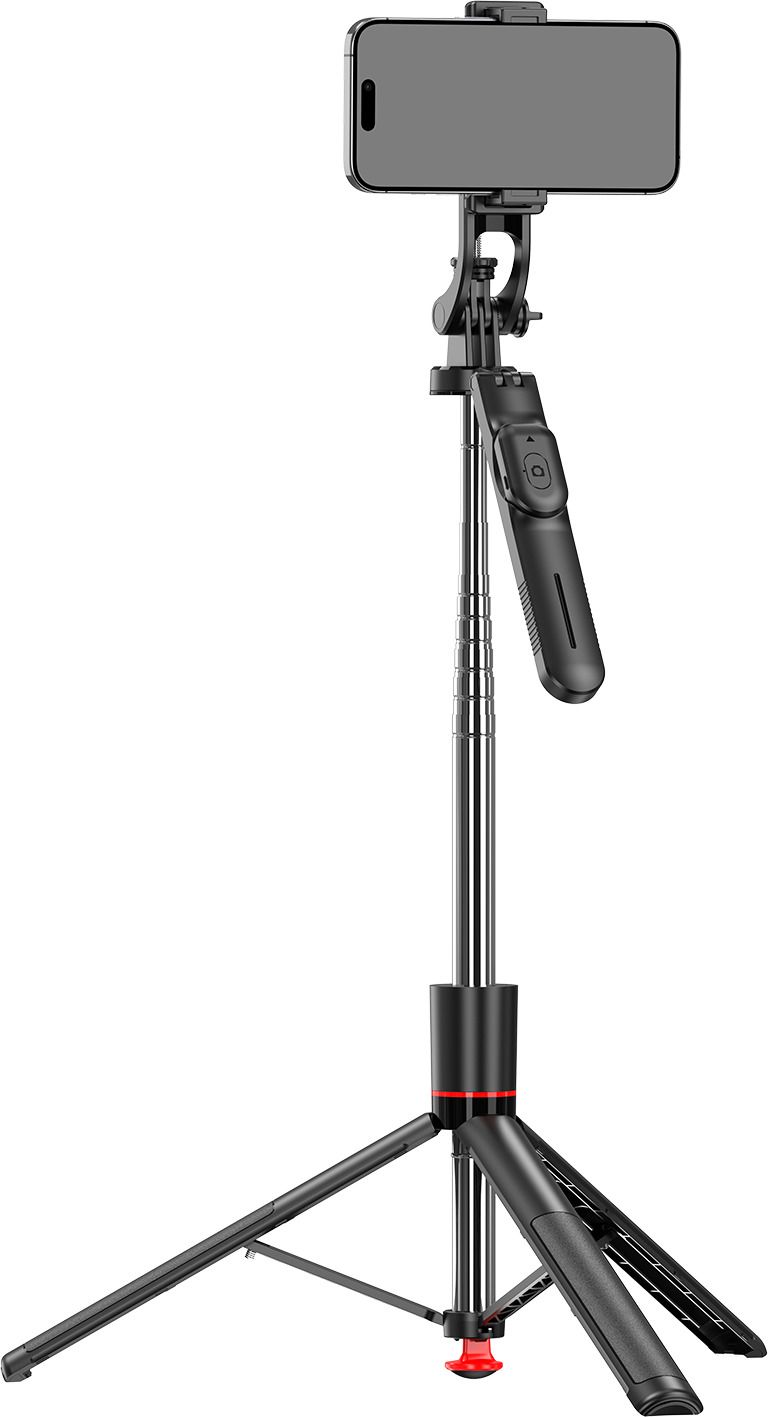 ONE7 2-in-1 Extendable Selfie Stick Tripod with Wireless Remote, 360° Rotation Bluetooth Selfie Stick-image-14