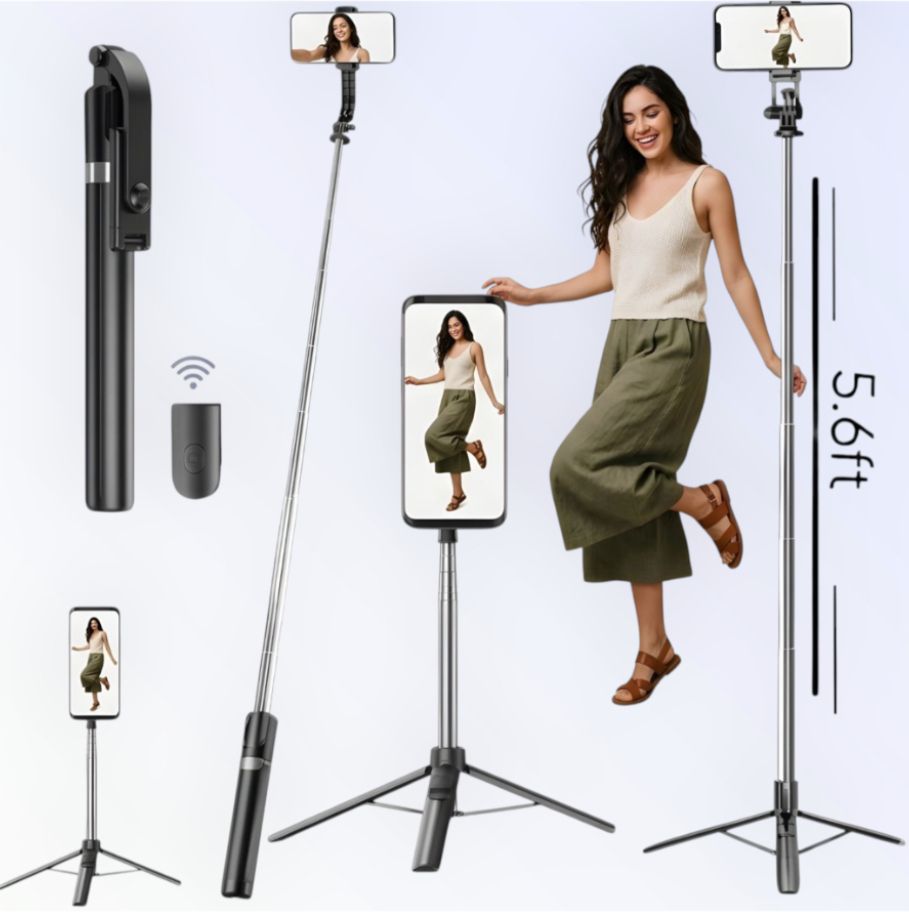 HouseOfCommon Production Selfie Stick Stable Tripod Bluetooth Remote for Shooting_HB Bluetooth Selfie Stick-picture-14