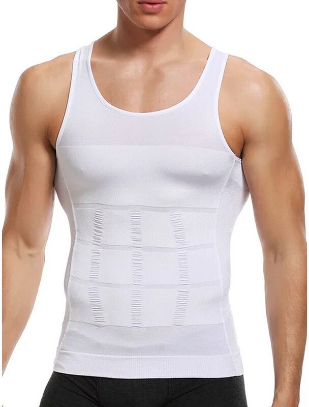 fit bee Slim N Lift Slimming Tummy Tucker Body Shaper Undershirt Vest for Men Men Shapewear-picture-25