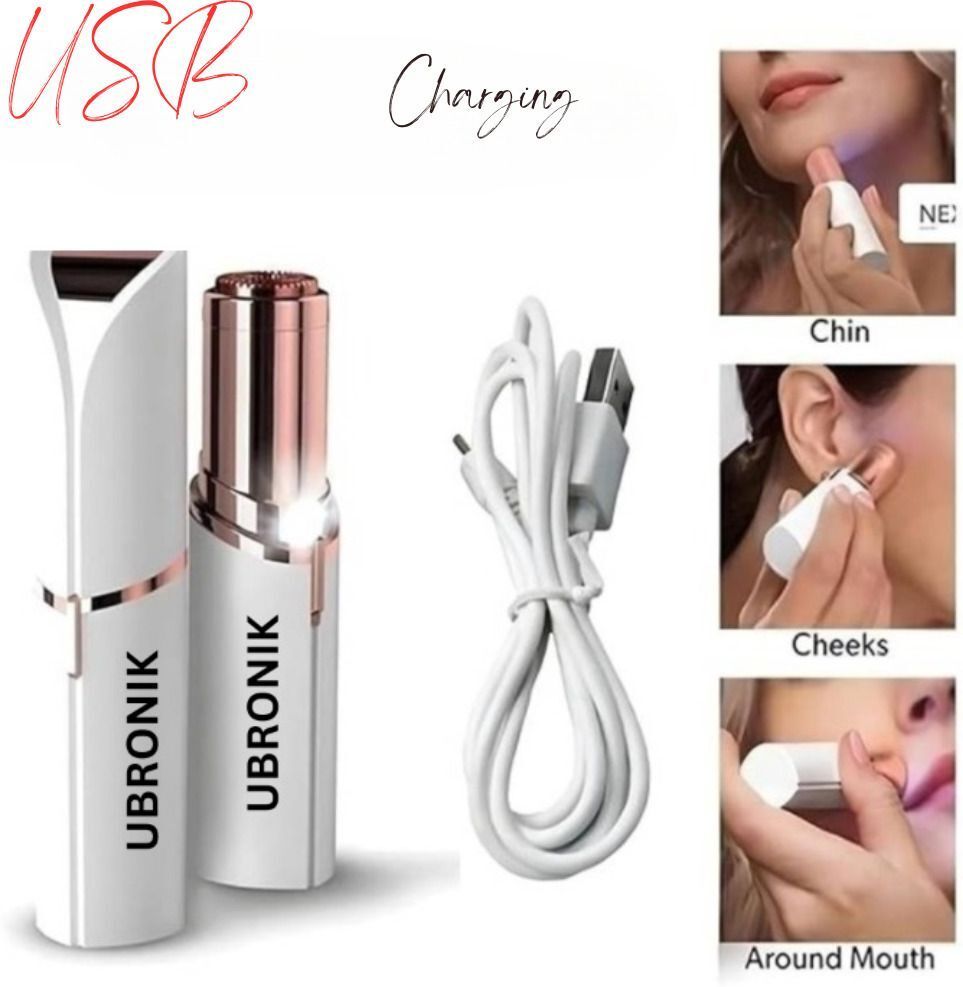 chg Electric Facial Hair Remover – Painless Flawless Lipstick Style Shaver, Women-picture-5