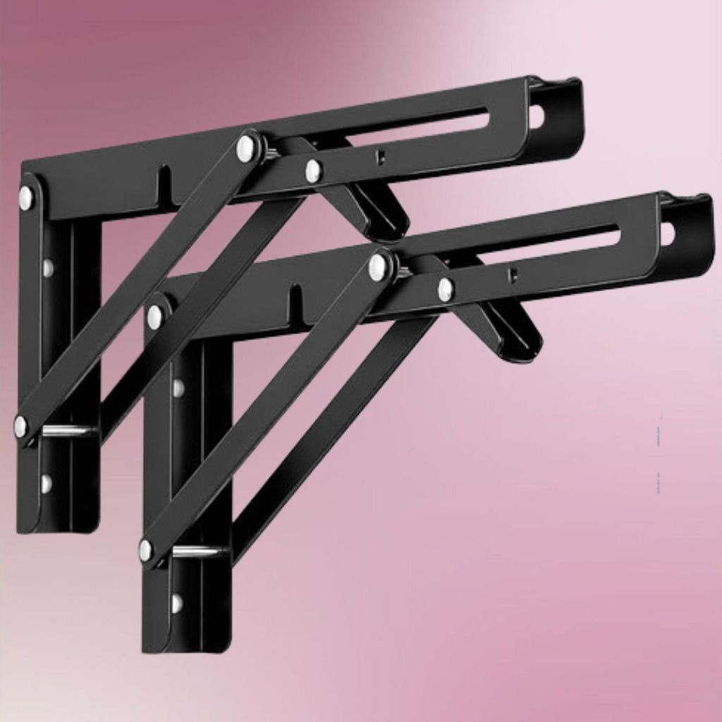 Foldable Bracket Support for Wall Shelves and Tables 20cm Shelf Bracket-image-38