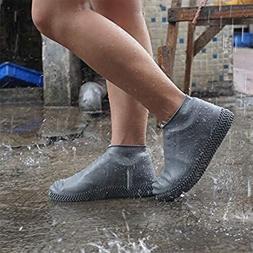 Rain Boots Cover Anti Slip Reusable Silicone shoe cover Silicone-image-38