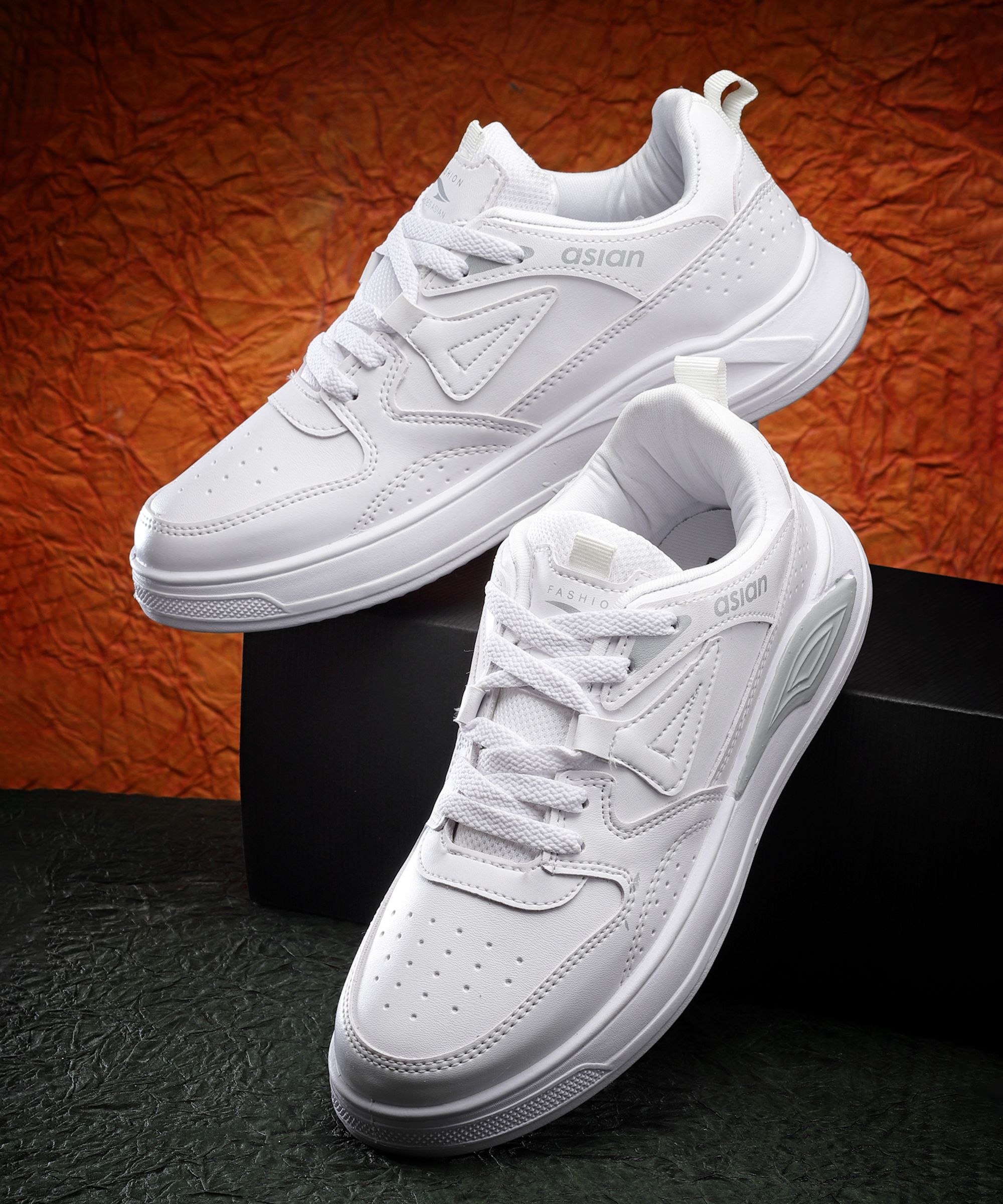 Moscow-01 White Sneakers,Loafers,Chunky Shoes Sneakers For Men