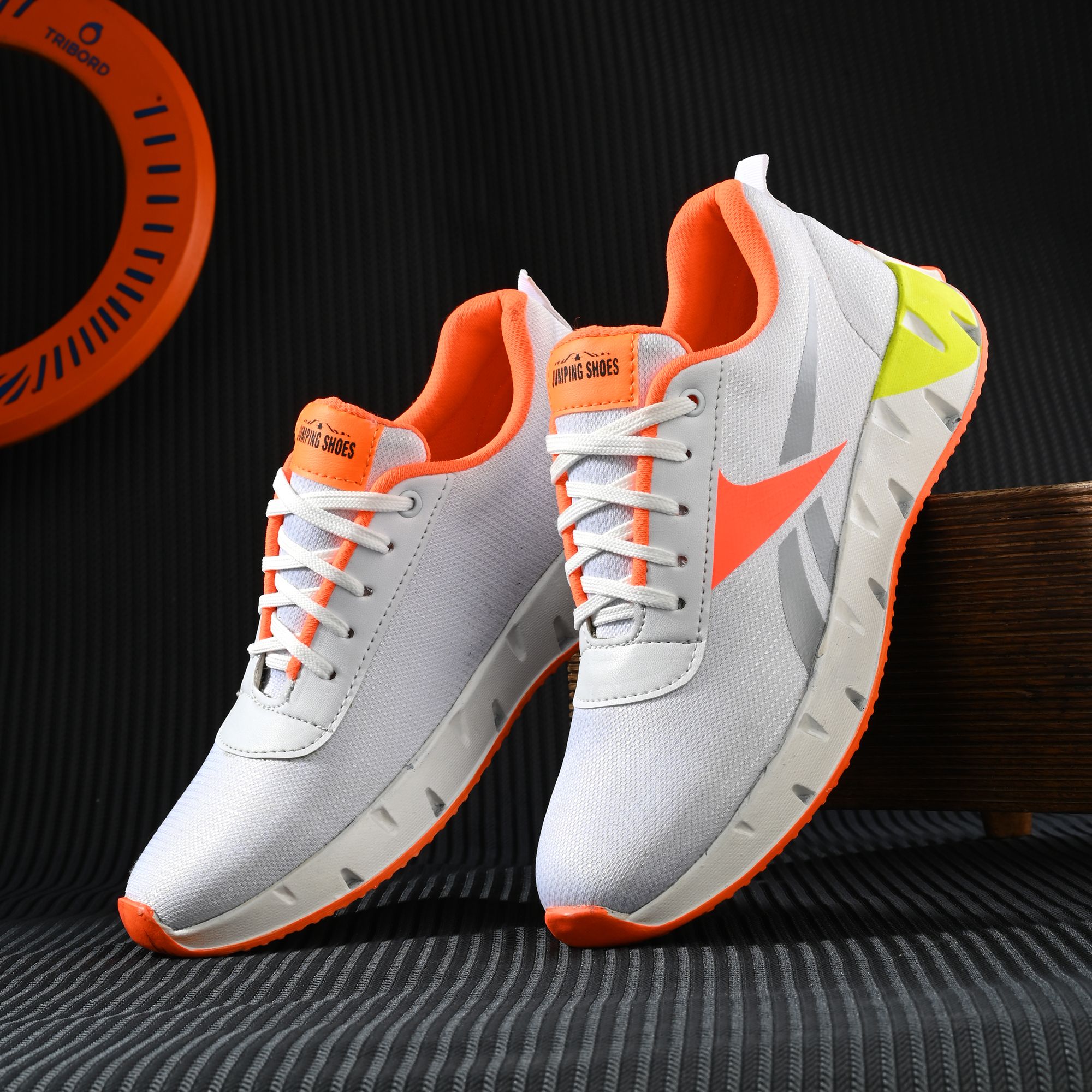 Jumpink New Stylish Casual Sneakers For Men & Boys Sneakers For Men (White) Slip On Sneakers For Men-image-44