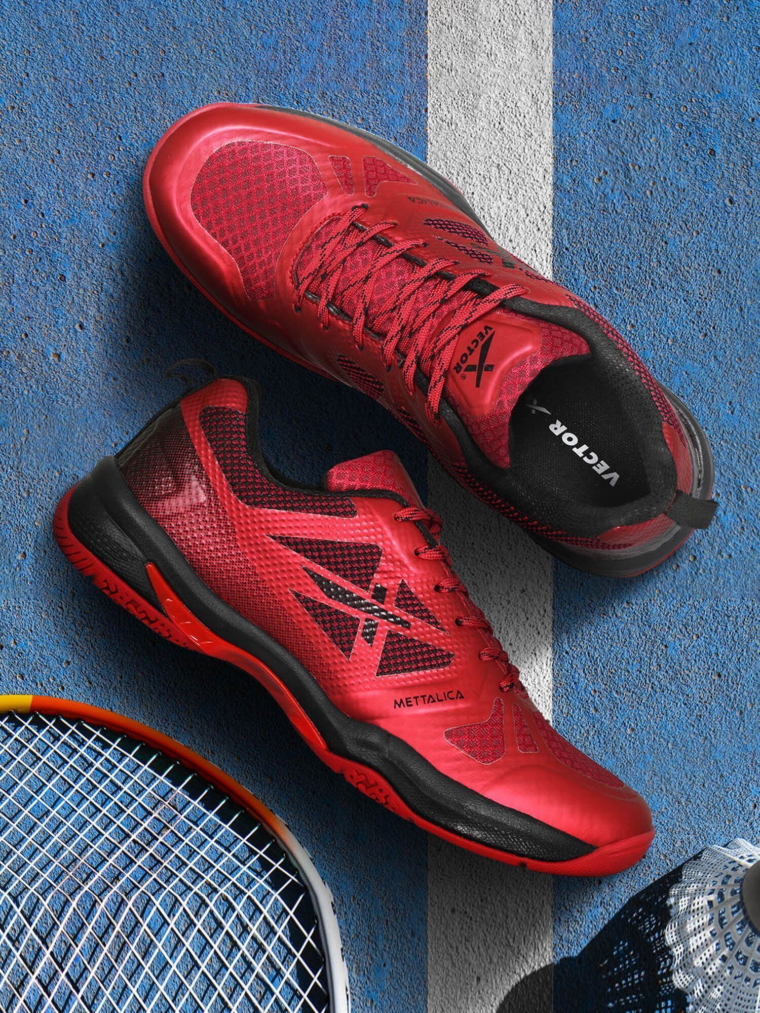 Mettalica Breathable Mesh Upper TPU Film | EVA & Rubber Sole| PU insole Badminton Shoes For Men-image-4