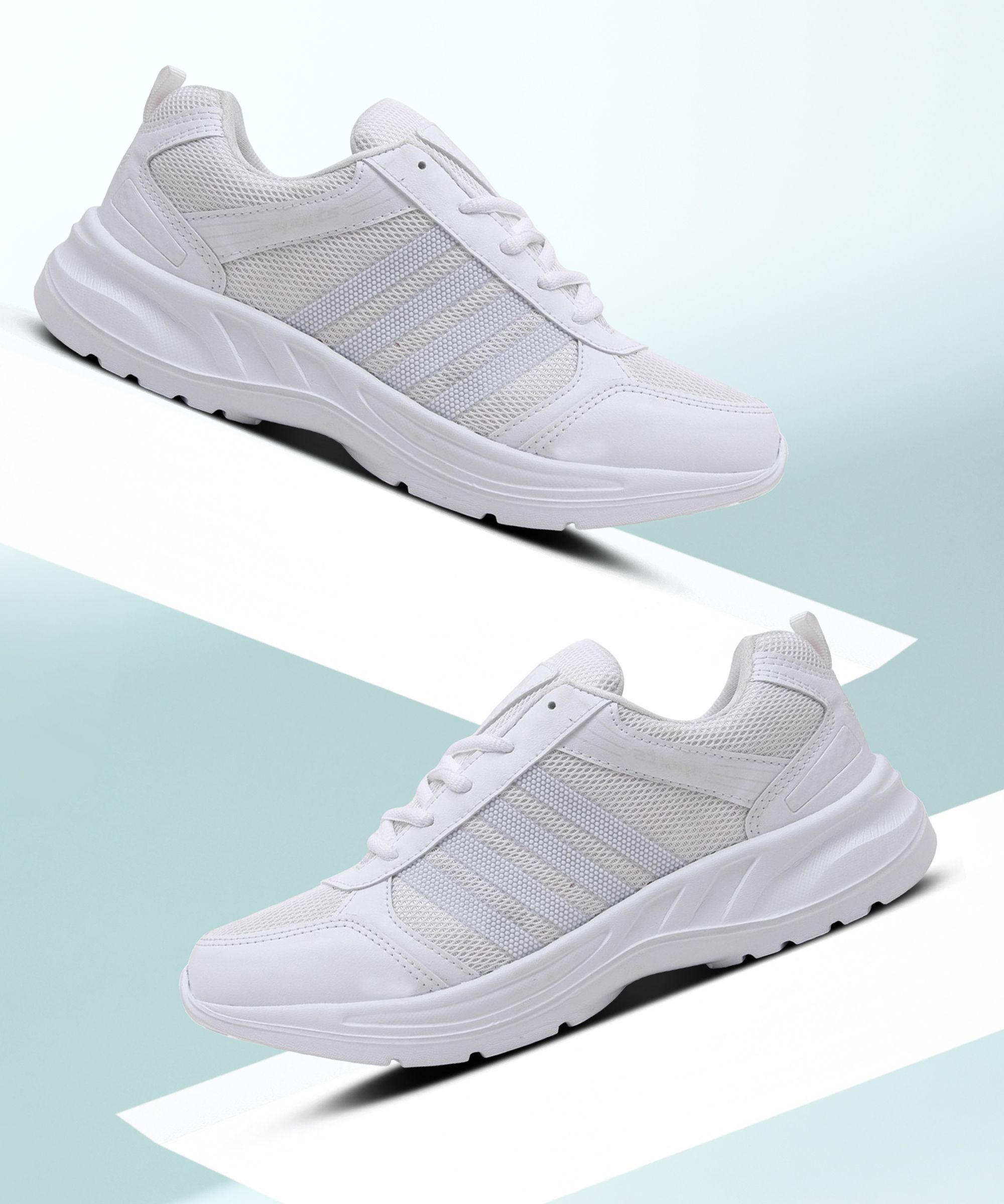 Wndr,Cosko-13 White Boys School Shoes,Running Shoes,Walking Shoes,Sports Shoes,Gym Shoes Running Shoes Training & Gym Shoes For Men-image-13