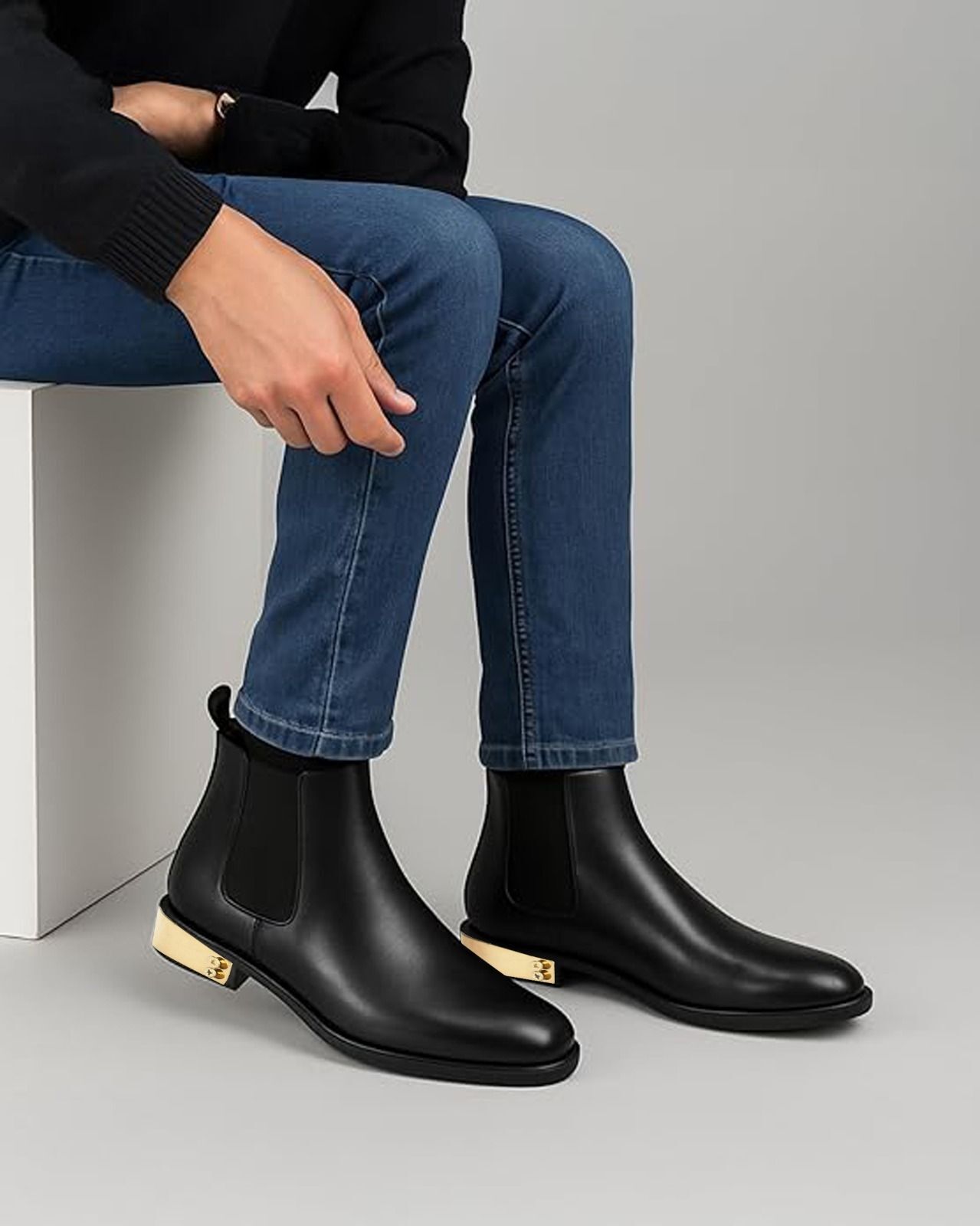ravdi Chelsea boots Boots For Men-picture-3