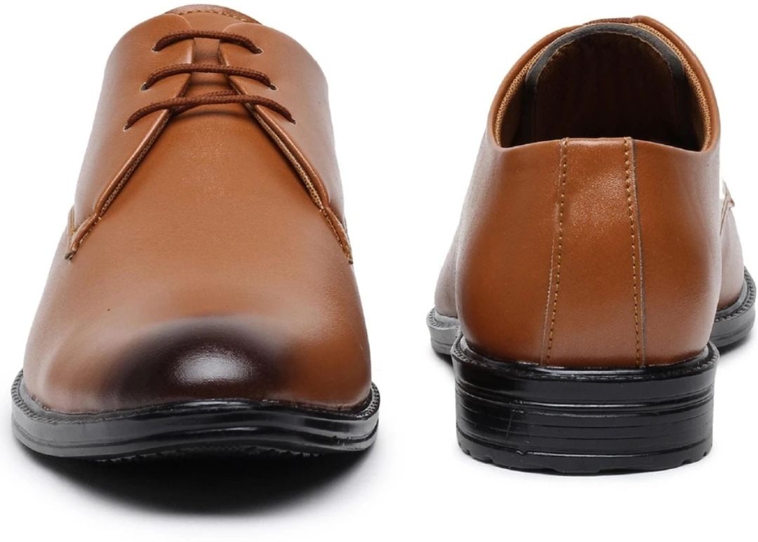 stifron Synthetic Leather|Light weight comfort| latest shoes|lace up for men| Party Wear For Men-picture-33